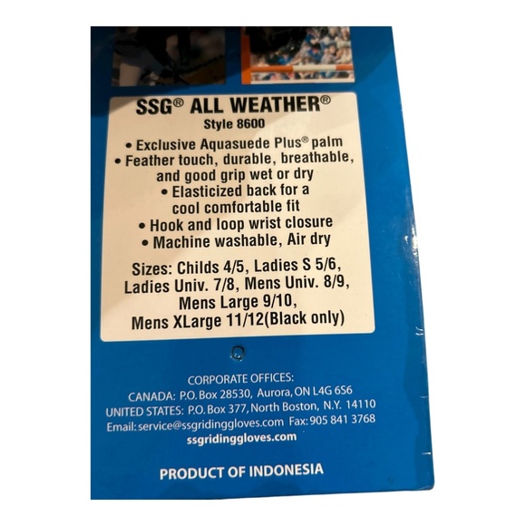 Women's Dover Saddlery & SSG Black Riding Gloves Lot Size 7/8 lot of 2 pair - Picture 5 of 5